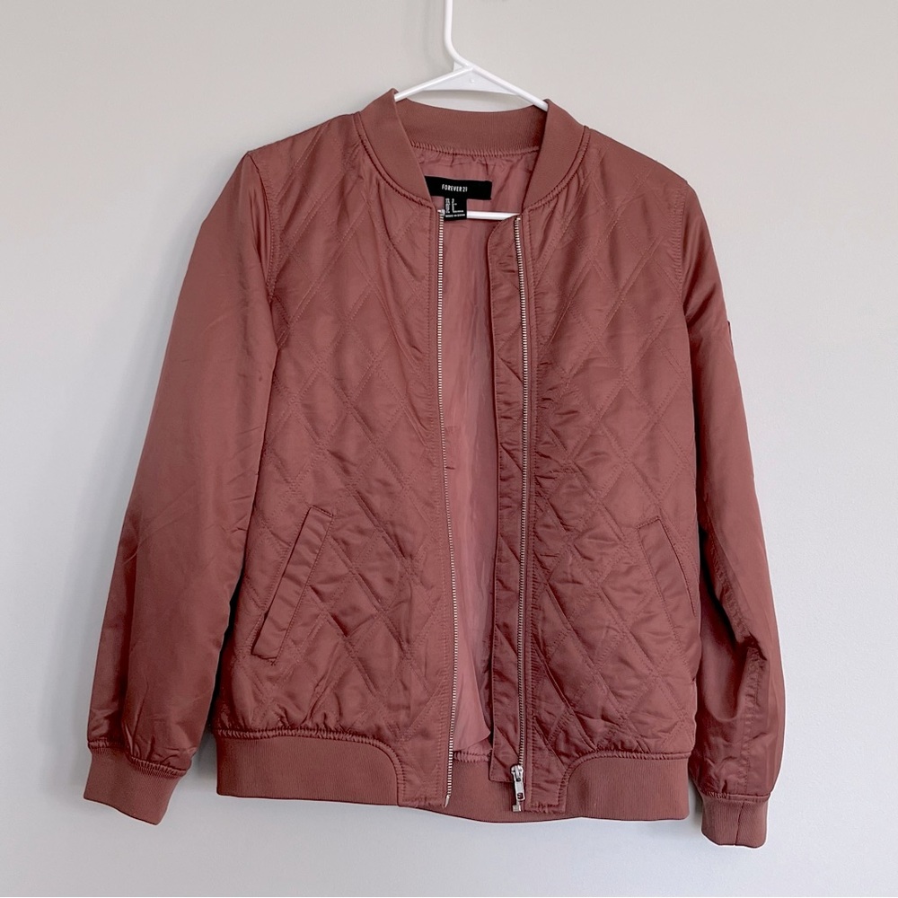 Quilted Bomber Jacket